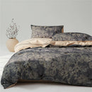 Luxury Egyptian Cotton Floral Duvet Cover Set by Axyaa - Queen King Double Ru Europe Size