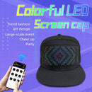 Axyaa LED Matrix Cap: Bluetooth Controlled Hip Hop Party Hat