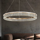 Axyaa Retro Crystal Chandelier: Elegant Golden Ceiling Light for Hotels, Restaurants, Living Rooms