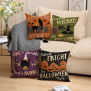 Axyaa Halloween Pillowcase 45x45 Demonic Funny Sofa Pillow Cover Linen Cushion Cover