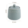 Axyaa Ceramic Condiment Jar Set with Lid, Spoon, Sugar Bowl, Salt Jars
