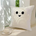 Axyaa Halloween Ghost Pumpkin Bat Spider Web Pillow Cushion