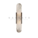 Axyaa Marble LED Wall Sconce - Luxury Black Gold Indoor Light Fixture