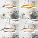 Axyaa Nordic Style Wood Bird Pendant Light for Living Room and Bedroom
