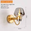 Axyaa Retro Glass Wall Lamp: Nordic Simple & Exquisite Decor for Restaurant, Bedroom