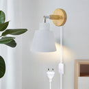 Axyaa Nordic Wooden Wall Light with 6 Colors for Living Room & Bedroom