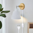 Axyaa Nordic Wooden Wall Light in 6 Colors for Indoor Living Spaces