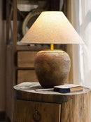 Axyaa Handmade Ceramic Wabi Sabi Table Lamp