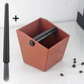 Axyaa Coffee Knock Box Container with Brush - Barista Quality Waste Recycling Bin