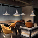 Axyaa Nordic Wood & Concrete Pendant Lamp for Dining Room, Bar, Cafe