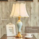Axyaa Ceramic Table Lamp: Contemporary American Style for Living Room, Bedroom, Hotel Decor