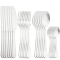 Axyaa Rainbow Stainless Steel Cutlery Set - 24 Piece Dinnerware Flatware Kit