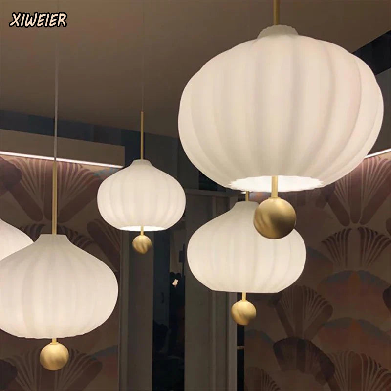 Axyaa White Glass Chandelier: Elegant Single Head Lighting Solution