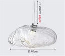Axyaa Modern Glass Pendant Light for Elegant Ambiance