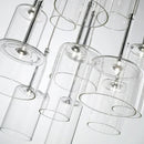 Axyaa Glass Cup LED Pendant Lamp for Minimalist Designer Restaurant, Bar, and Home