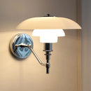 Axyaa French Glass Wall Lamp for Modern Living Room Decor
