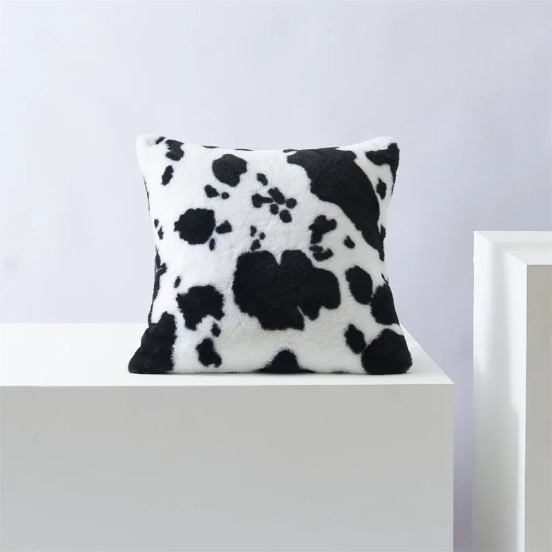 Cow Pattern Pillow Cover 45x45cm by Axyaa: Home Decor for Sofa Living Room