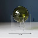 Axyaa Acrylic Spherical Vase for Minimalist Table Decoration and Aesthetic Room Decor