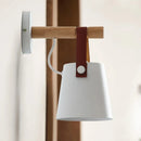 Axyaa Nordic LED Wall Lamp Villages Wood Leather Belt Rustic Home Decor