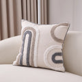Axyaa Bohemian Tassel Cotton Linen Pillowcases for Sofa, Living Room, Bedside