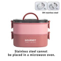 Axyaa Kids Bento Box Set - Leakproof Food Container for School, Travel, Picnic