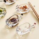 Axya Crystal Glass Seasoning Dishes Set