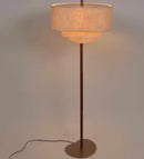 Axyaa Wabi Sabi LED Floor Lamp Fabric Shade Modern Atmosphere Bedside Light