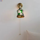 Nordic Modern LED Wall Lamp with Pull Chain Switch by Axyaa