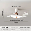 Axyaa Minimalist Ceiling Fan Pendant Light for Dining Room and Living Room
