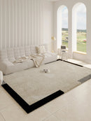 Axyaa Plush Fluffy Modern Bedroom Rug Large Living Room Decor Soft Washable Carpet