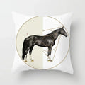 Axyaa Cute Animal Print Pillow Cover - 45X45cm