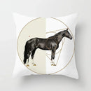 Axyaa Cute Animal Print Pillow Cover - 45X45cm