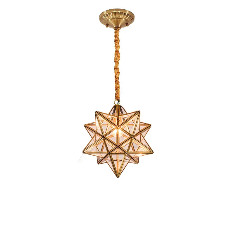 Axyaa Five Pointed Star Pendant Light, Personalized Design for Various Spaces