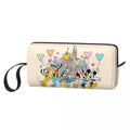 Axyaa Minnie Mouse Makeup Bag Cosmetic Pouch - Cute Cartoon Merch for Girl Woman