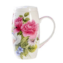 Axyaa Bone  Big Coffee Mug Enamel Tea Time Cup Large Christmas Gift