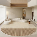 Axyaa Round Wabi-sabi Style Living Room Rug: Soft, Washable, Anti-slip Floor Mat