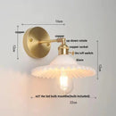 Axyaa Nordic LED Wall Sconce Pull Chain Switch Stair Light Fixture