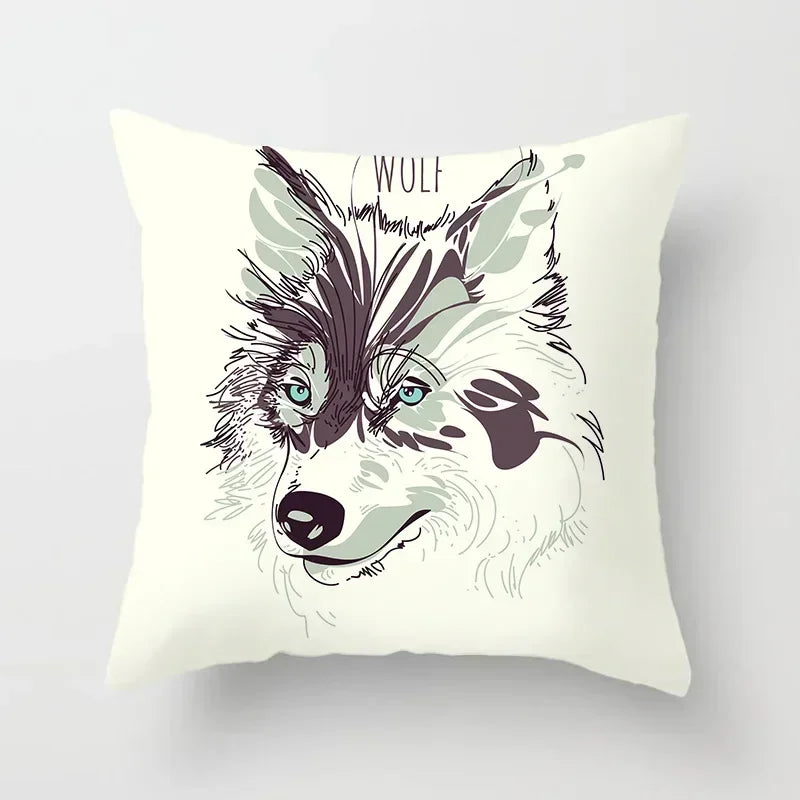 Axyaa Cartoon Animal Design Pillowcase 45*45cm