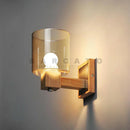 Axyaa Modern Wood Wall Lamps for Bedroom, Living Room, and Kitchen