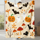 Axyaa Halloween Flannel Blanket | Autumn Winter Warm Gift Blanket