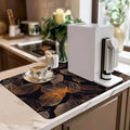 Axyaa Branches Leaves Kitchen Bathroom Drying Mat Branches Leaves Antiskid Drain Pad
