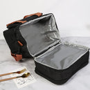 Axyaa Insulated Lunch Tote Bag with Aluminum Film for Outdoor - Large Capacity Square Thermal Bag