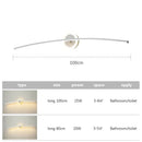 Axya LED Bathroom Wall Mirror Light Fixture for Modern Home Decor