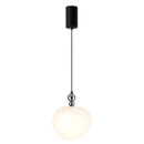Axyaa Nordic Chrome Pendant Lights Modern Indoor LED Lighting Bar Globe