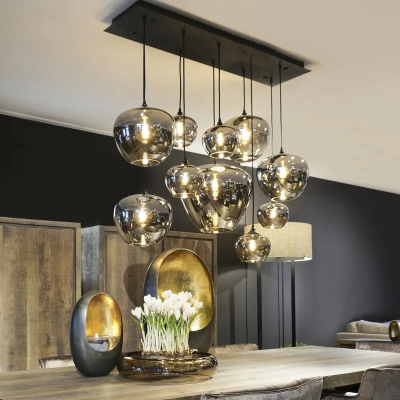Axyaa Nordic Glass Pendant Lights: Modern, Creative, and Elegant Lighting Solution