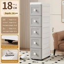 Axyaa Slim Utility Bin: PP Kitchen & Bathroom Organizer for Efficient Storage