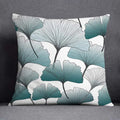 Axyaa Dark Green Floral Animal Pattern Pillow Case for Modern Home Decor