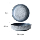 Axyaa Ceramic Seasoning Dish: Dip, Soy Sauce, Vinegar, Appetizer Plate, Sushi Plate