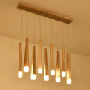 Axyaa LED Wooden Chandelier for Kitchen Dining Living Bedroom Lighting