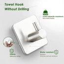 Axyaa Stainless Steel Self-Adhesive Heavy-Duty Towel Rack - Waterproof Wall Hook